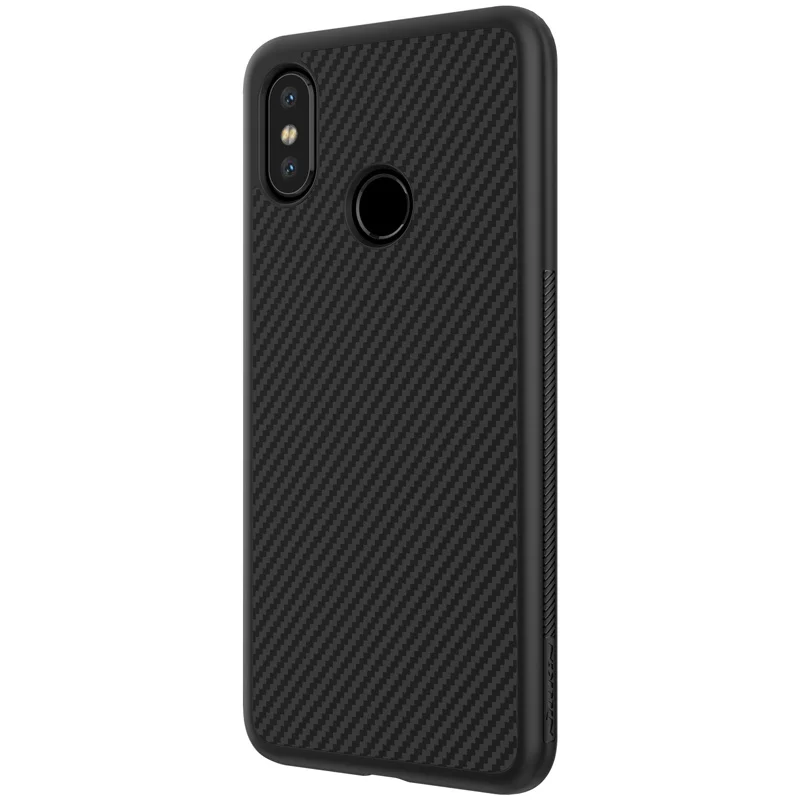 Xiaomi mi 8 Чехол адсорбции крышка стиль углеродного волокна |