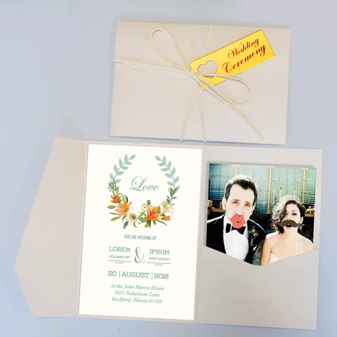 Романтические приглашения на свадьбу уникальная пригласительная открытка с индивидуальной формулой-набор из 50 шт.