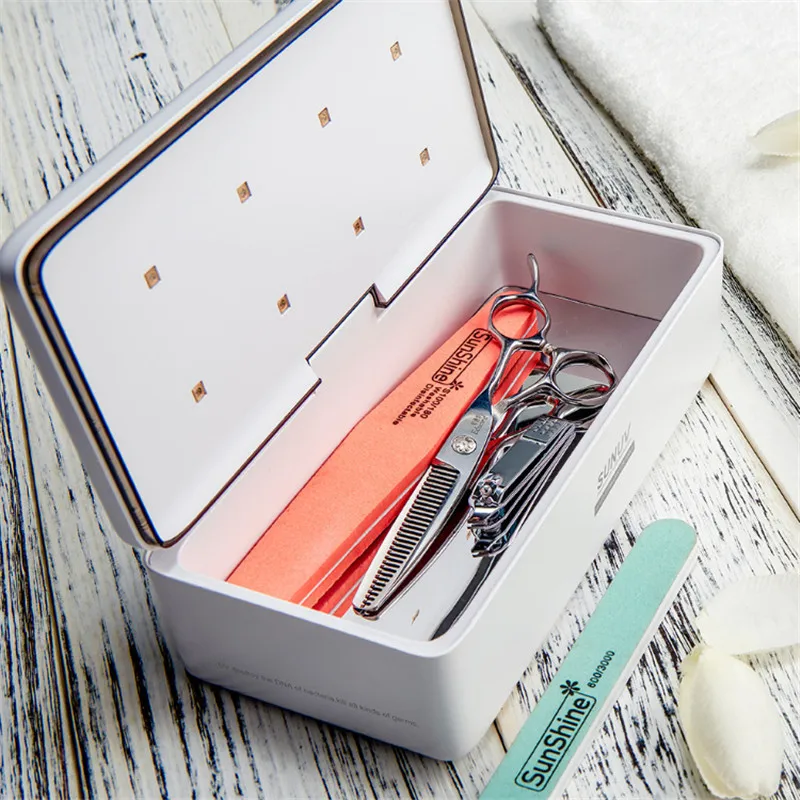 SUNUV UV Sterilizer Box Beauty Nail Art Tools S2 Storage Portable LED Disinfection for Comestic Salon | Красота и здоровье