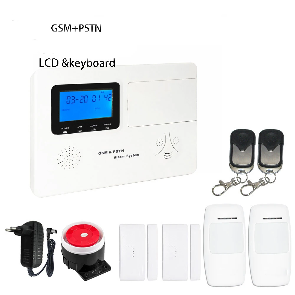 Wifi Home Alarm System Kits GSM Security Alarm Wireless Smart Home Anti Thief Security Alarm System With Remote Control