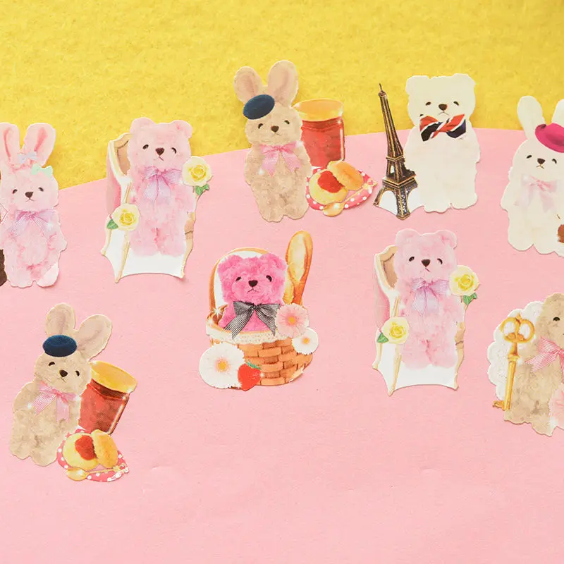 70 шт./упак. Корейская версия Meng вещи Форма коллаж декоративный девушки и с героями