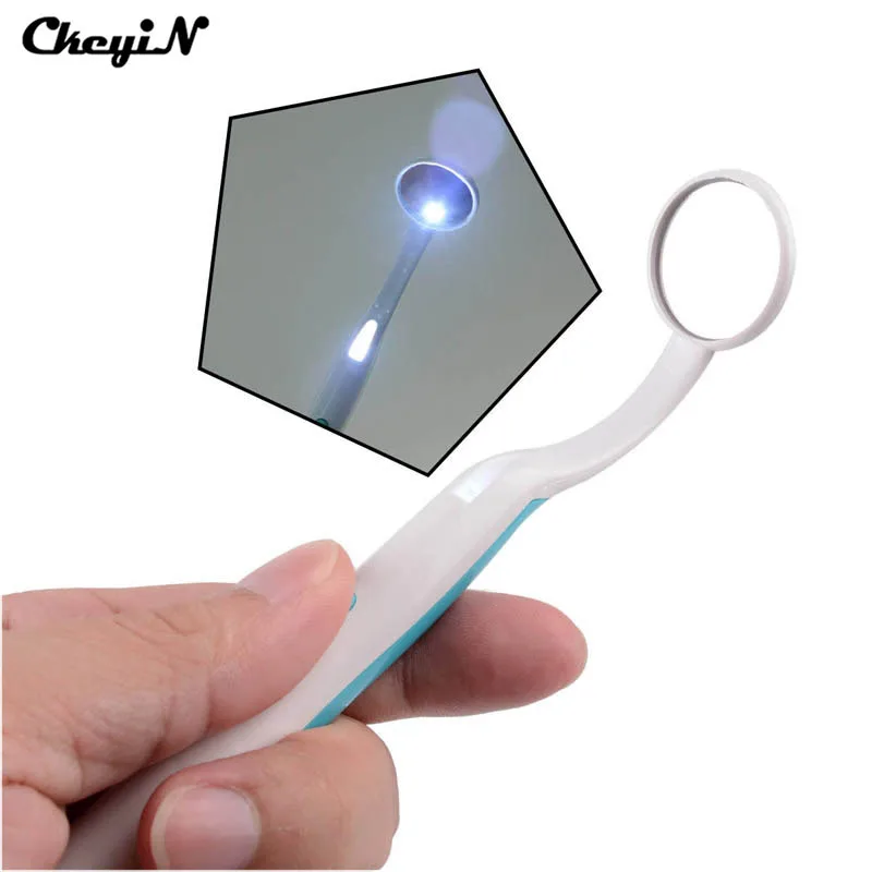 CkeyiN компактный ороситель для полости рта воды Flosser+ стоматологическое зеркало инспекционный инструмент оральный супер яркий светодиодный противотуманный рот зеркало 29