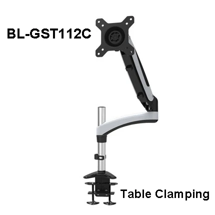 Настольный кронштейн из алюминиевого сплава с газовой пружиной и полным