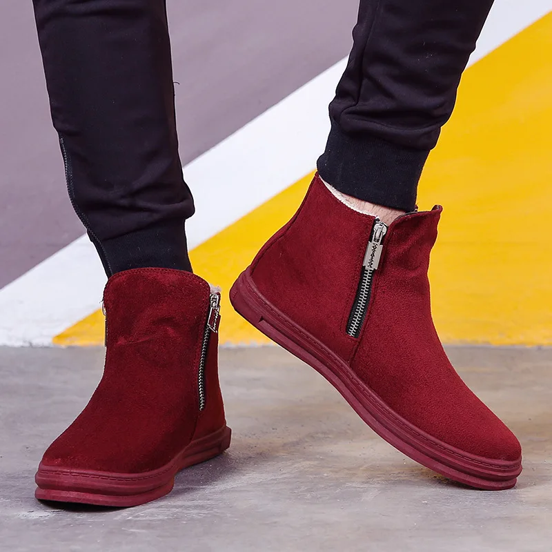 2016 Новый зимний мужской снег сапоги мужские ботинки хлопка теплый бархат