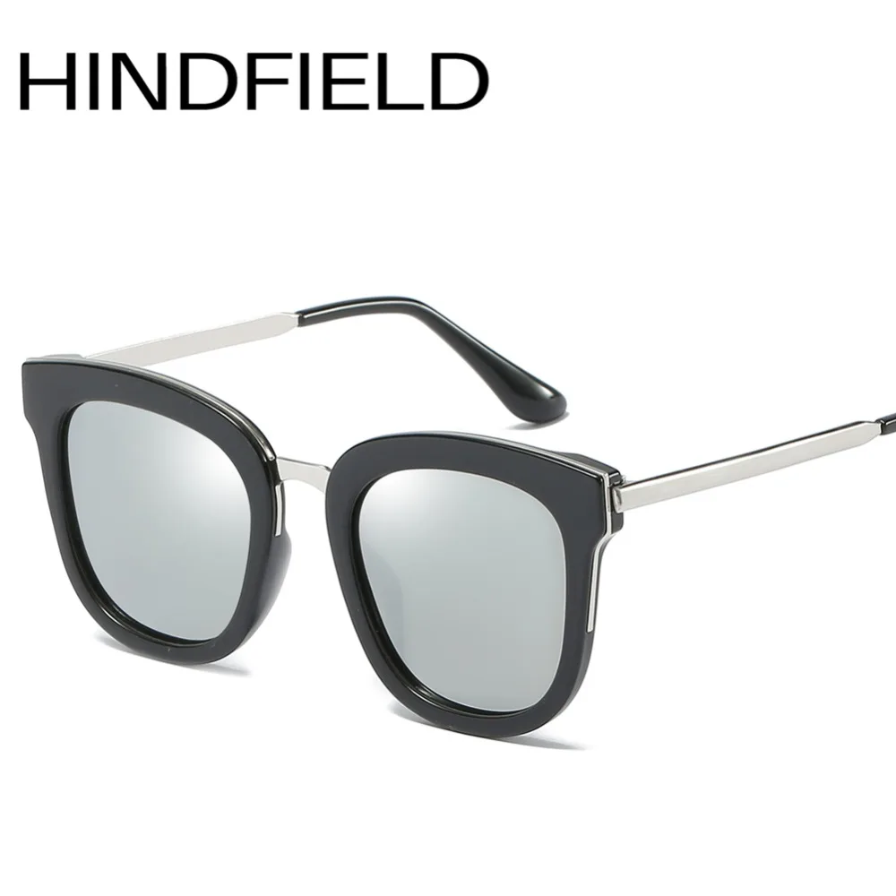 Поляризованные женские солнцезащитные очки Hindfield мужские прямоугольные для