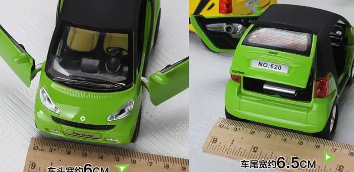 Игрушечный автомобиль Smart Q Edition сплав Автомобильные Игрушки для девочек детские металлические Автомобильные украшения