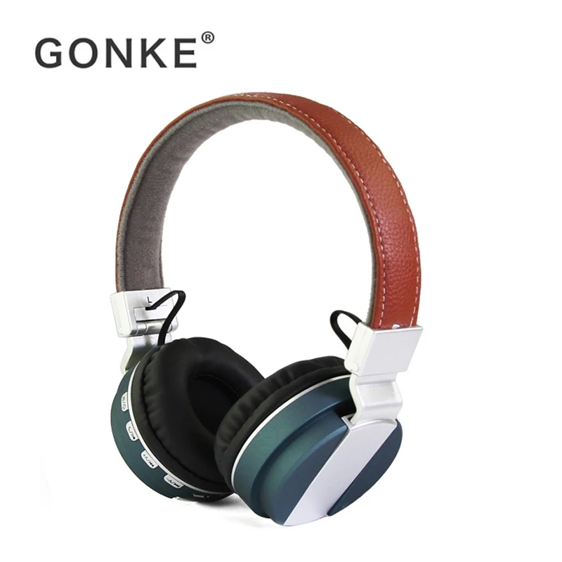 GONKE складные беспроводные Bluetooth стерео наушники гарнитура Поддержка TF карты для