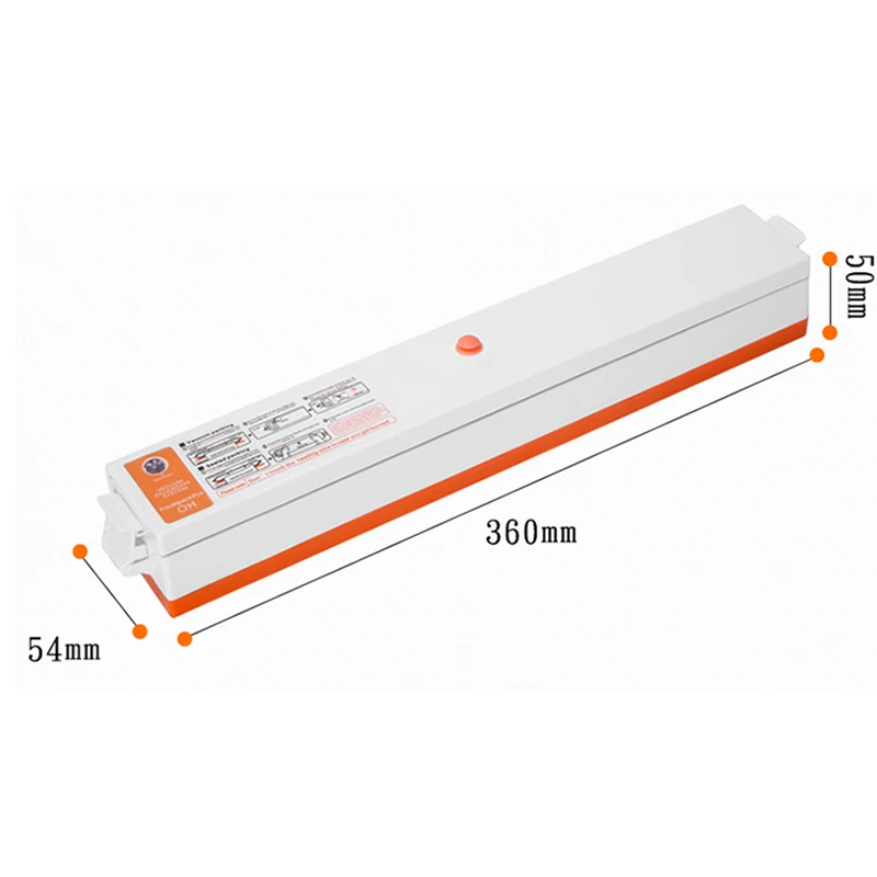 QuickDone 220V 110V бытовой пищевой вакуумный упаковщик Портативный упаковочная машина