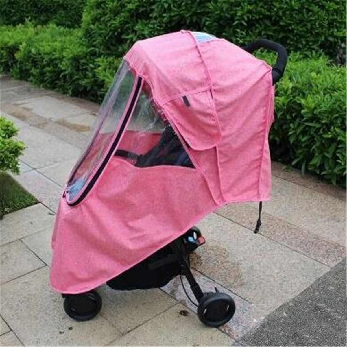 Pink Дождевик для всех колясок, колясок, колясок плюс, аксессуары для колясок, коляска, дождевик, Универсальный Детский трон, переноски для детей - Цвет: Pink