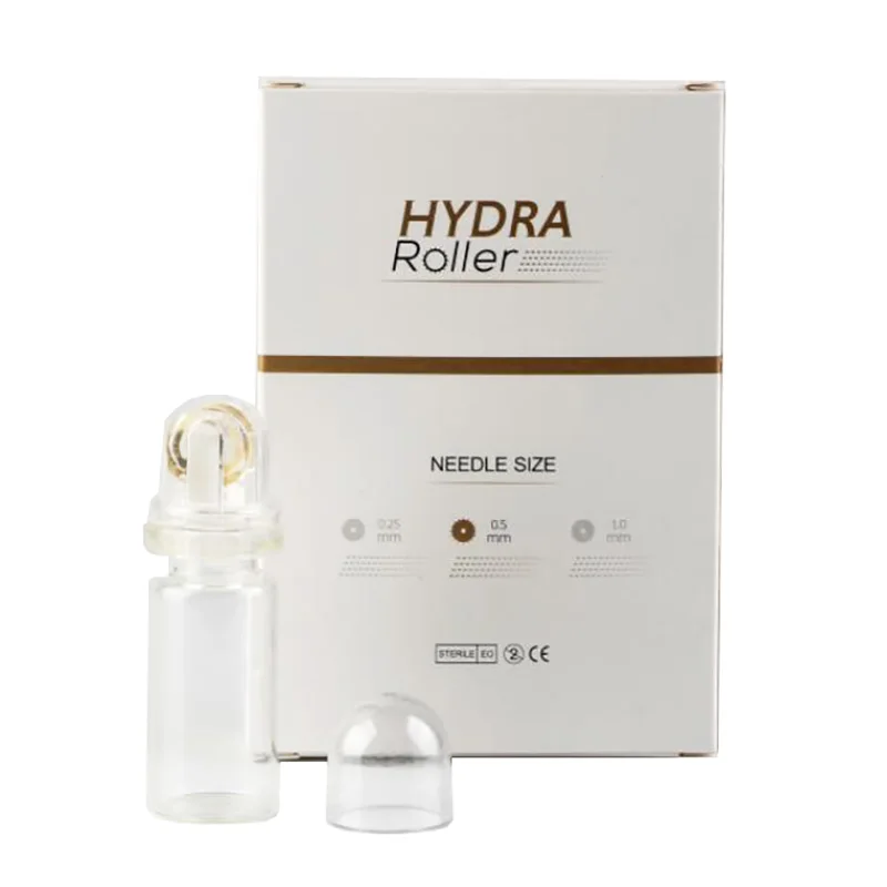 Титановые иглы Derma roller микроиглы Hydra 64 золотых наконечника Антивозрастные для