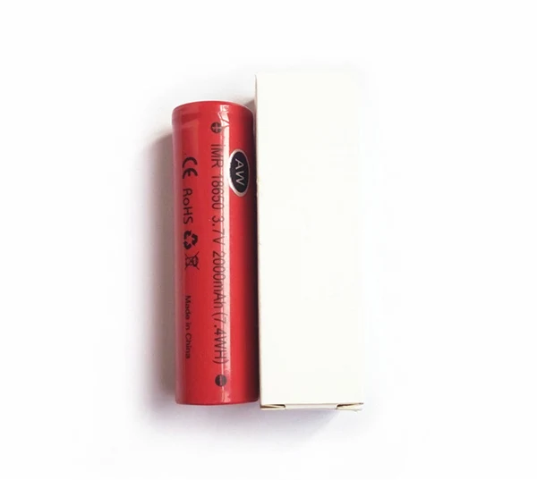 Бесплатная DHL для высокая утечка IMR 18650 2000mah 3 7 V 7.4WH после одного сеанса зарядки