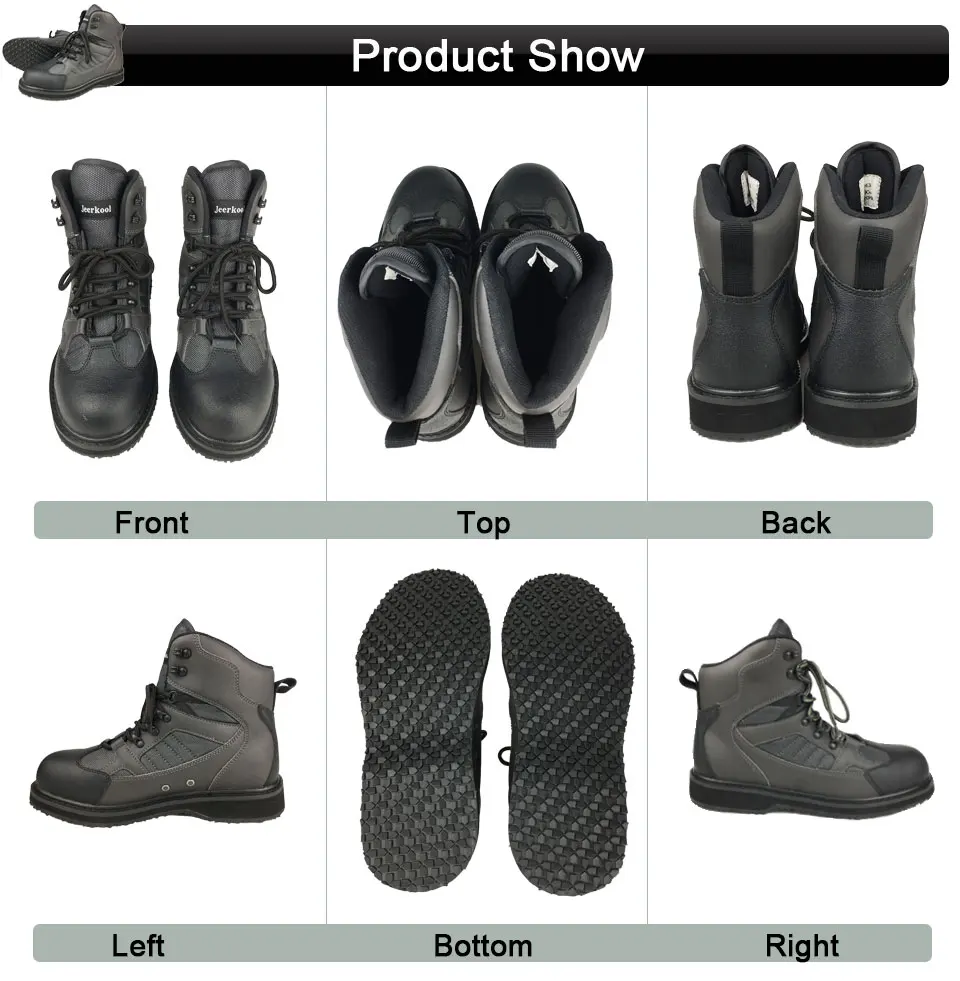 Fly Fishing Waders Pants Outdoor Hunting Wading Pants and Shoes Aqua Sneakers Rubber Sole Fishing Boots Rock Shoes FYR1