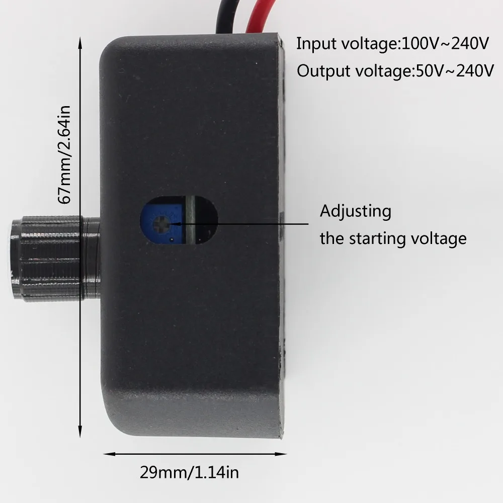 Электронный регулятор 100V ~ 240V вентилятор для камина специальный переключатель