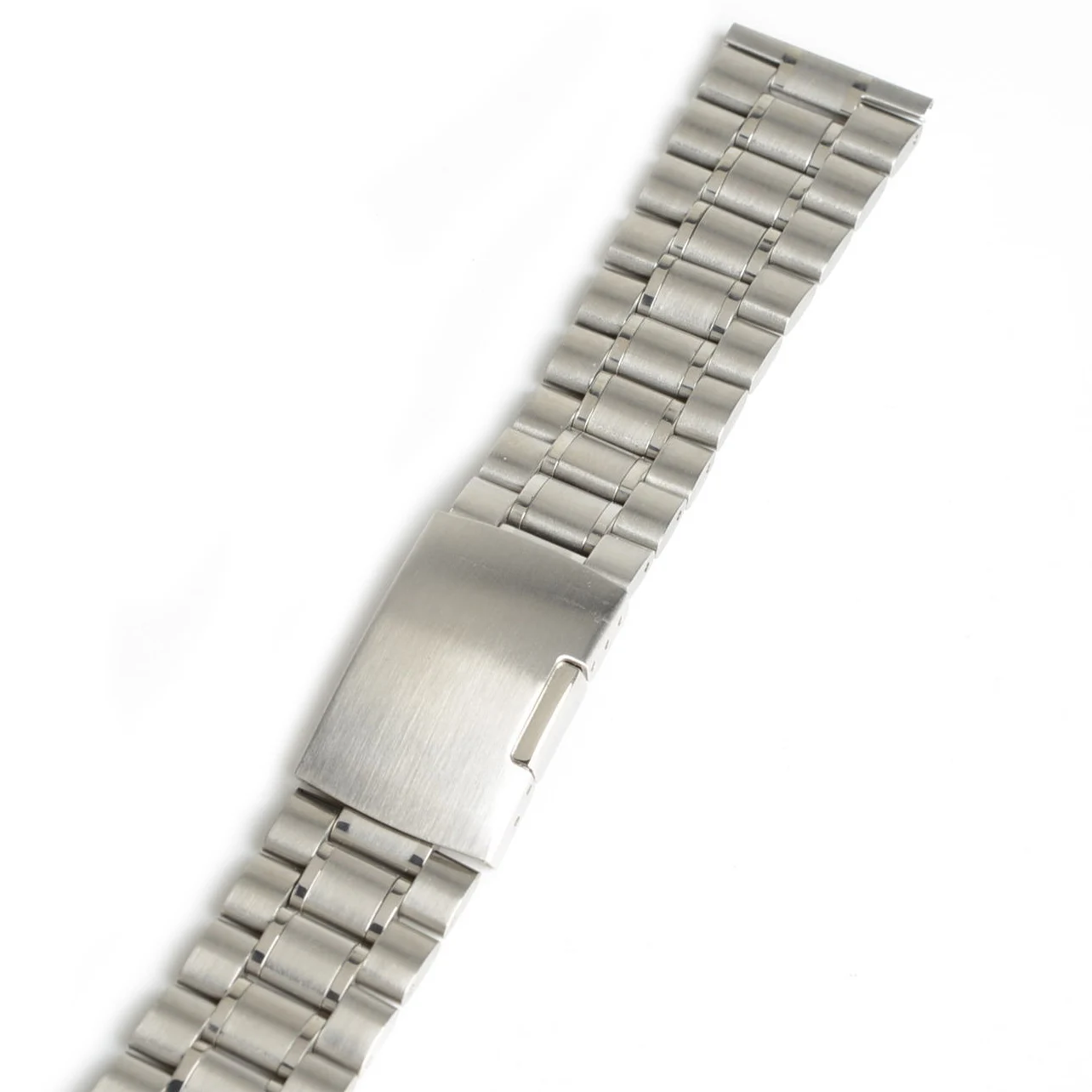 Высококачественные ремешки для часов мужчин и женщин 16 мм Серебристый Стальной