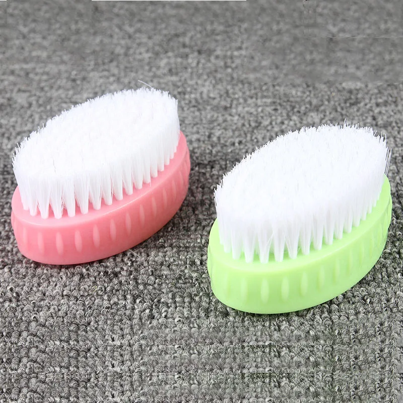 Красочная Изысканная квадратная щетка для белья овальная обуви