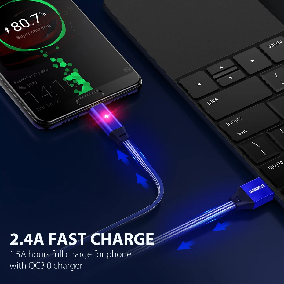 Провод Micro USB для huawei mate 20 Pro Xiaomi type C кабели Samsung s9 Note 9 зарядное устройство 2 м кабель