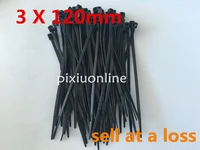 100pcspack ds127 3120mm high quality width 2 3mm black factory standard self locking plastic nylon cable ties wire zip tie