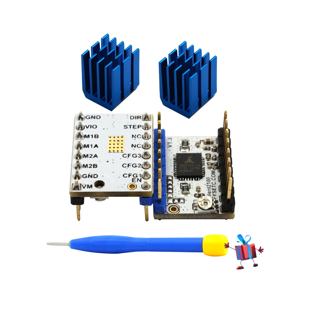 TMC2100 V1.3 TMC2130 TMC2208 V1.2 TMC2209 V3.0 TMC5160 TMC5161 шаговый двигатель бесшумный драйвер StepStick бесшумный превосходной стабильностью