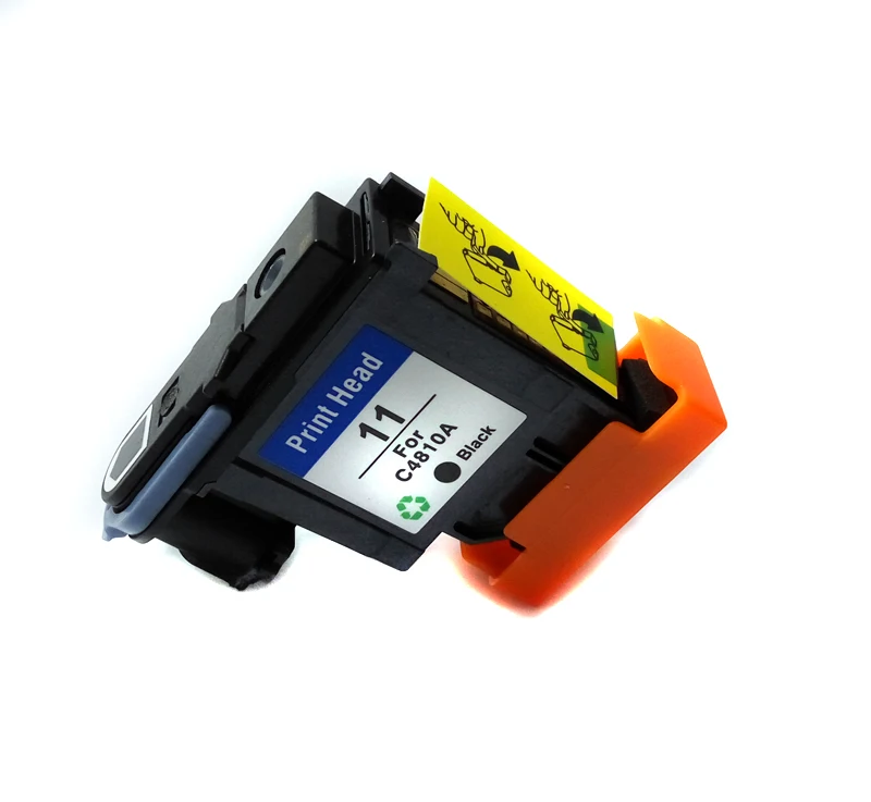 Черная Печатная головка 1 шт. восстановленная совместима с hp11 11BK C4810A печатающая