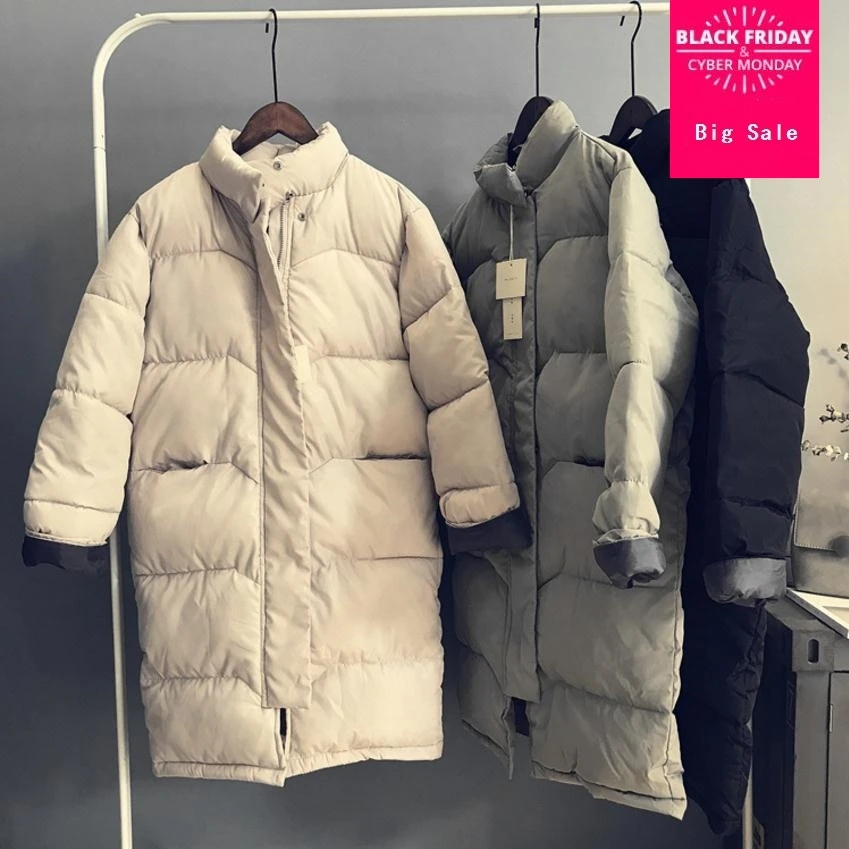 2017 зимнее женское Новое хлопковое пальто большого размера в Корейском стиле