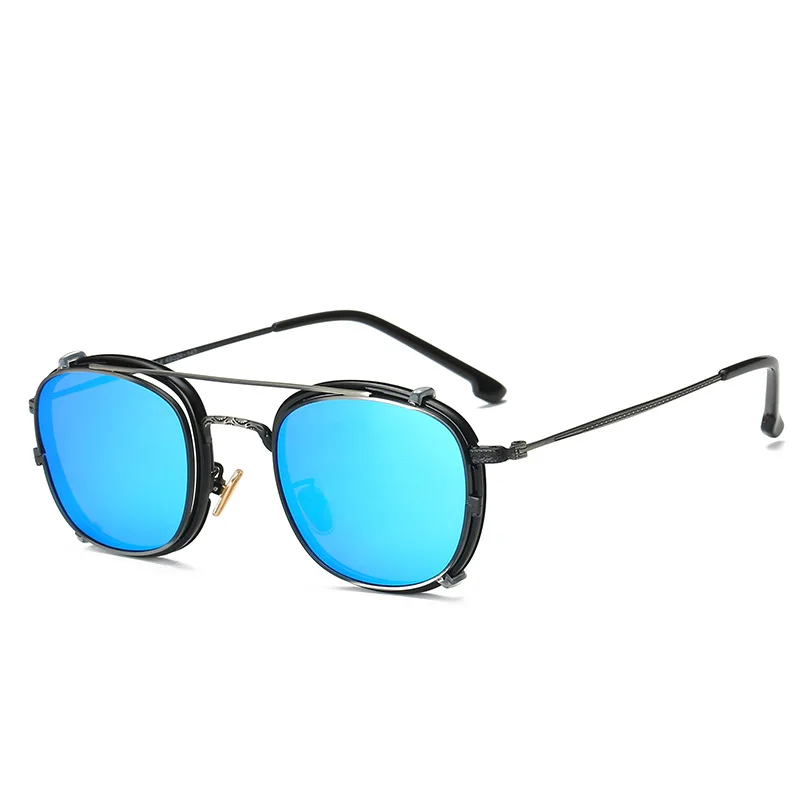 Зеркальные очки MINCL/Новинка в стиле панк-рок мужские и женские трендовые с