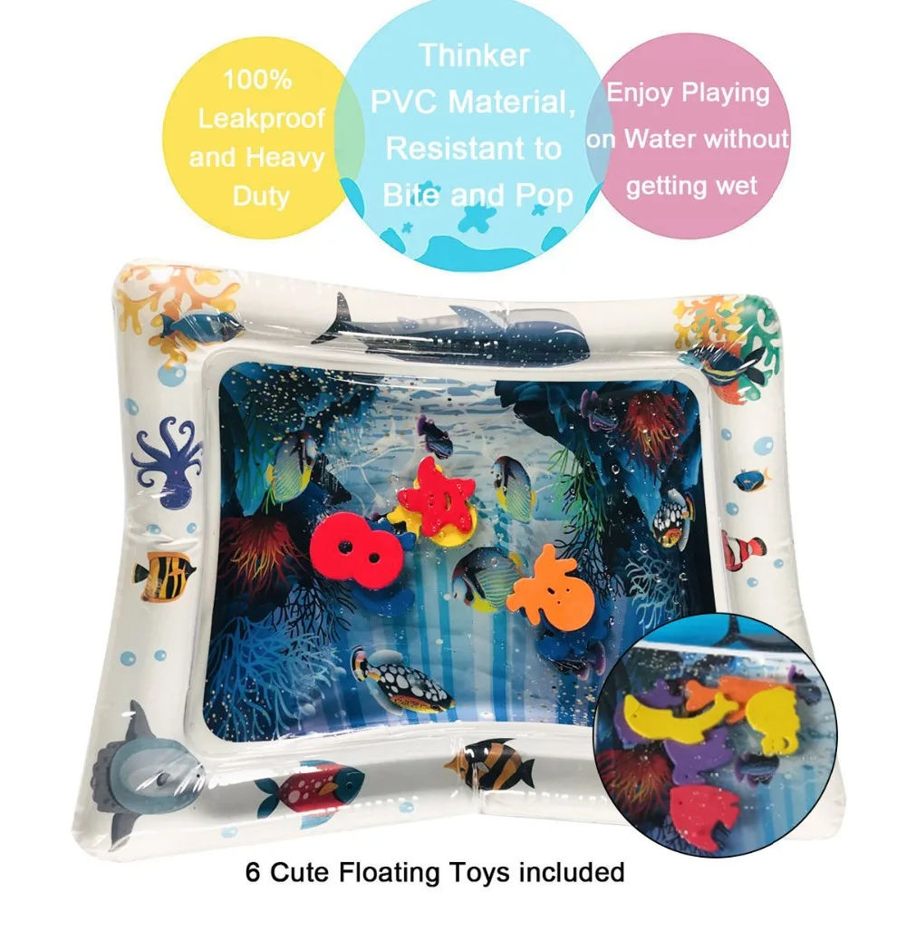 Детские водные игровые коврики Надувные Младенцы животик время Playmat игрушки