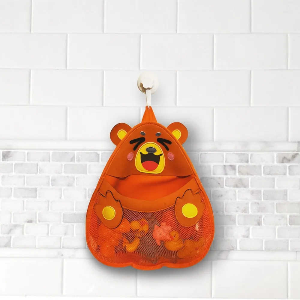 Игрушки для ванной Организатор Медведь Ванная комната Ванна украшения сетки