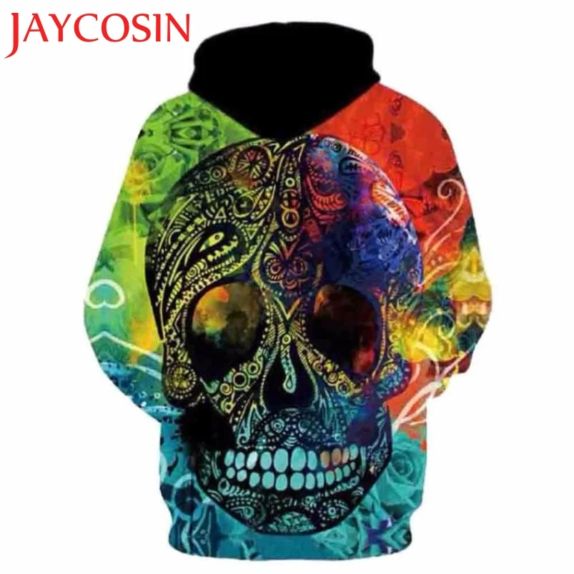 JAYCOSIN недавно 2018 унисекс 3D Печатный реалистичный пуловер с длинным рукавом