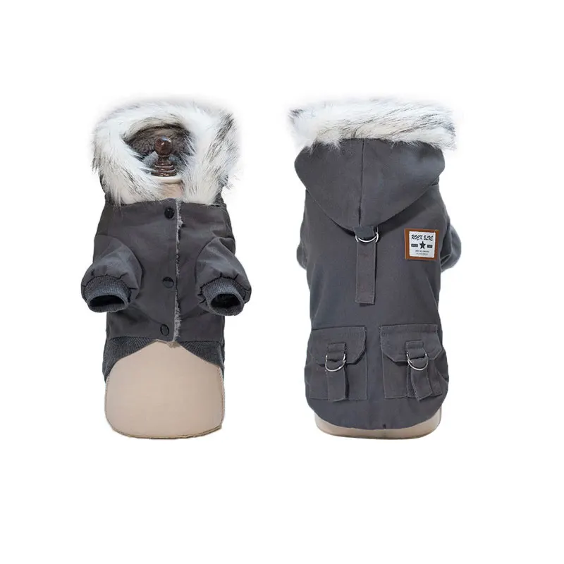 SENYEPETS Autumn And Winter New Dogs Clothes Warm Pet Military Wear Resistant Cotton Pets Clothe |