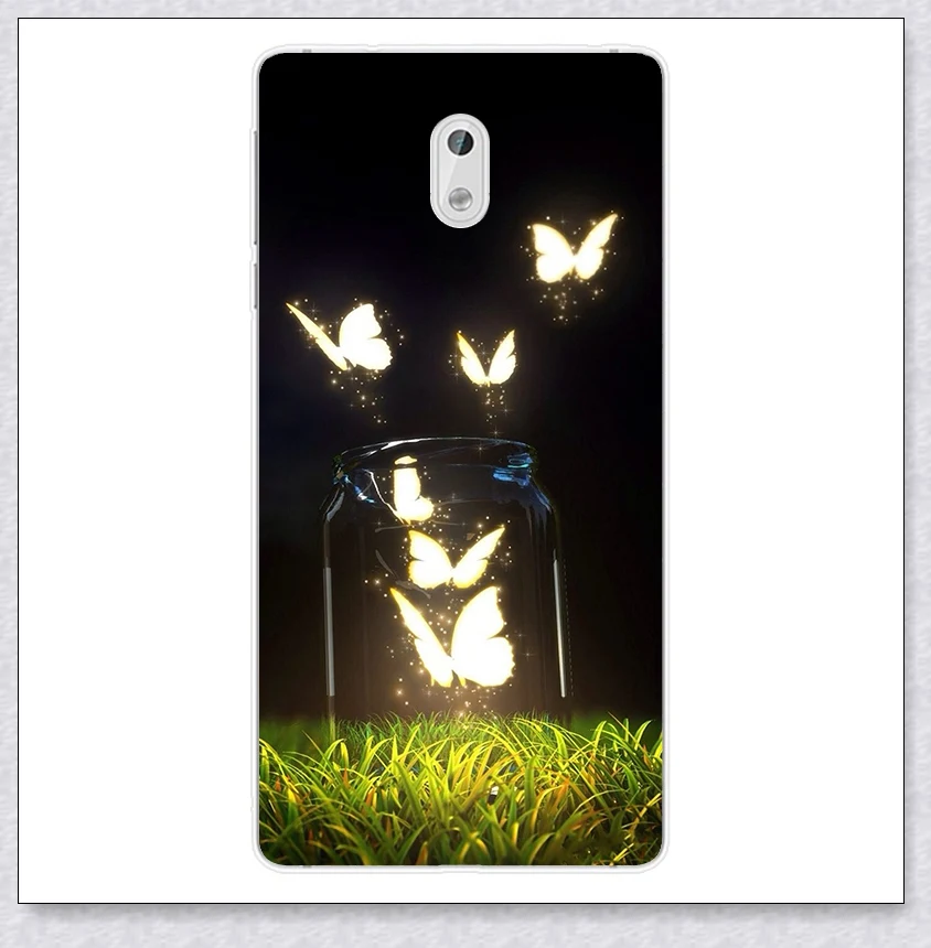 Let the butterfly go Чехол для телефона для Nokia для детей возрастом 2, 3, 5, 6, силиконовый чехол с крышкой, цветной чехол с крышкой для Nokia 5 6 3 2 Nokia5 Nokia6 Nokia2 Nokia3 fundas Coque - Цвет: Let the butterfly go