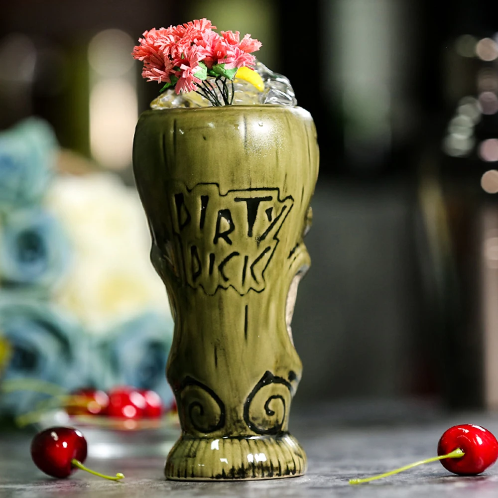 Tiki кружка для коктейля 1 шт. пива вина керамические кружки художественные ремесла