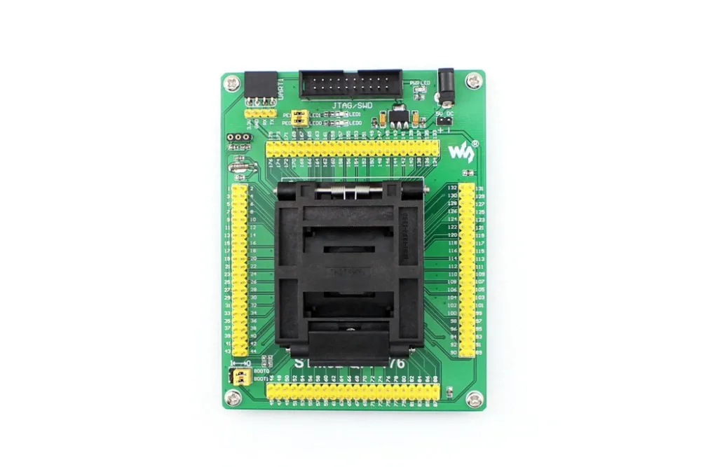 STM32 Socket STM32-QFP176 QFP176 LQFP176 0.5mm Pitch Yamaichi IC51-1764-1505-5 Designed for MCU Supports JTAG SWD USART | Компьютеры и