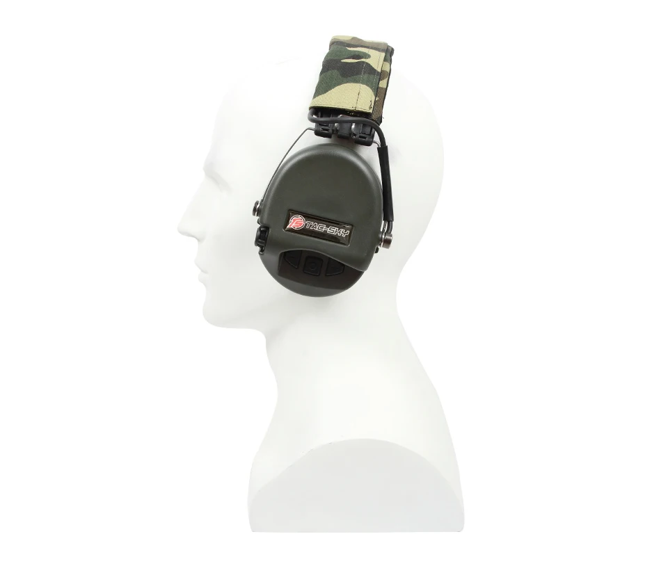 TAC-SKY SORDIN IPSC Silicone earmuff version Noise reduction pickup headset-FG