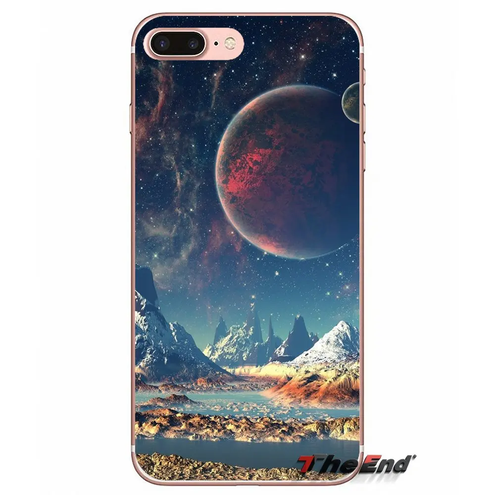 Звездное небо креативный Вселенная планета чехол для samsung Galaxy S2 S3 S4 S5 MINI S6 S7 edge S8 Plus