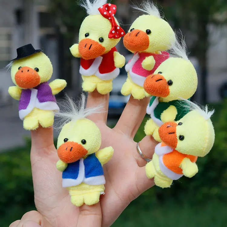 Монтессори мультфильм палец рук Кукольный Handpop мультфильм Друзья Семья вечерние аксессуары обучения Образование игрушечные лошадки для кукольный театр игрушка на руку марионетка пальчиковый театр игрушки на руку