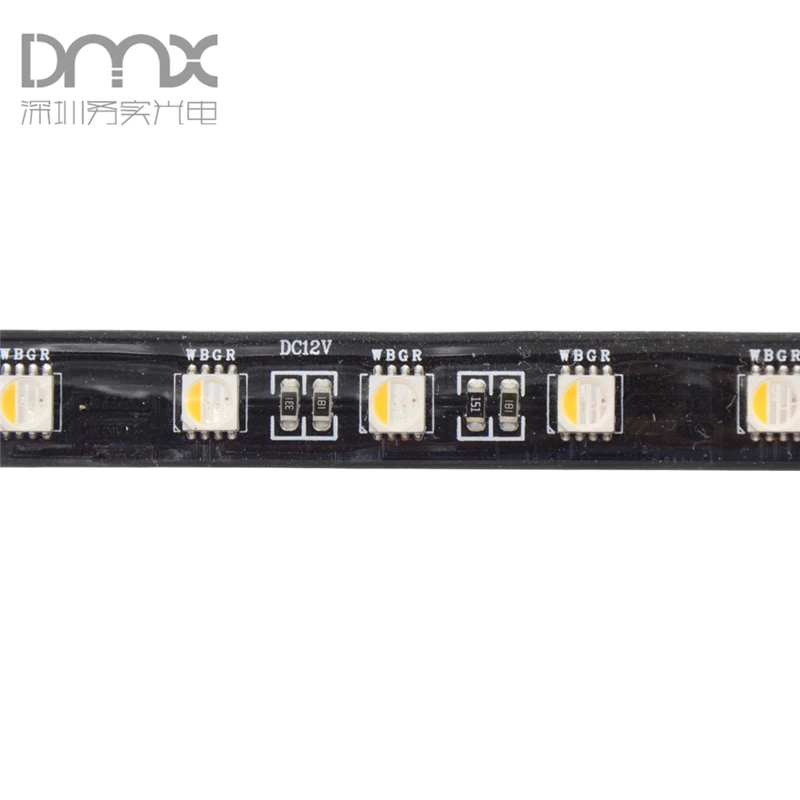 Mokungit 5 м/лот 4 в 1 Светодиодная лента RGBW 5050 DC12V 24V гибкая 60 LED/m светодиодная лампа RGB +