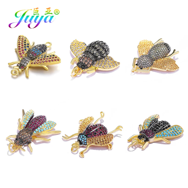 

6pcs/lot Wholesale Insect Charms Supplies Handmade Colorful Pendant Butterfly Bee Charms For Women Men Hardware Jewelry Making