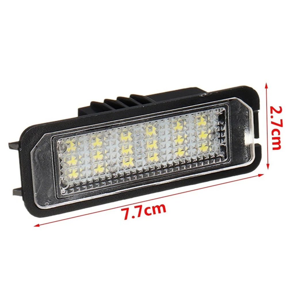 1/2Pcs LED Car License Number Plate Light Lamp for VW Golf 4/5/6 Polo Phaeton Durable | Автомобили и мотоциклы