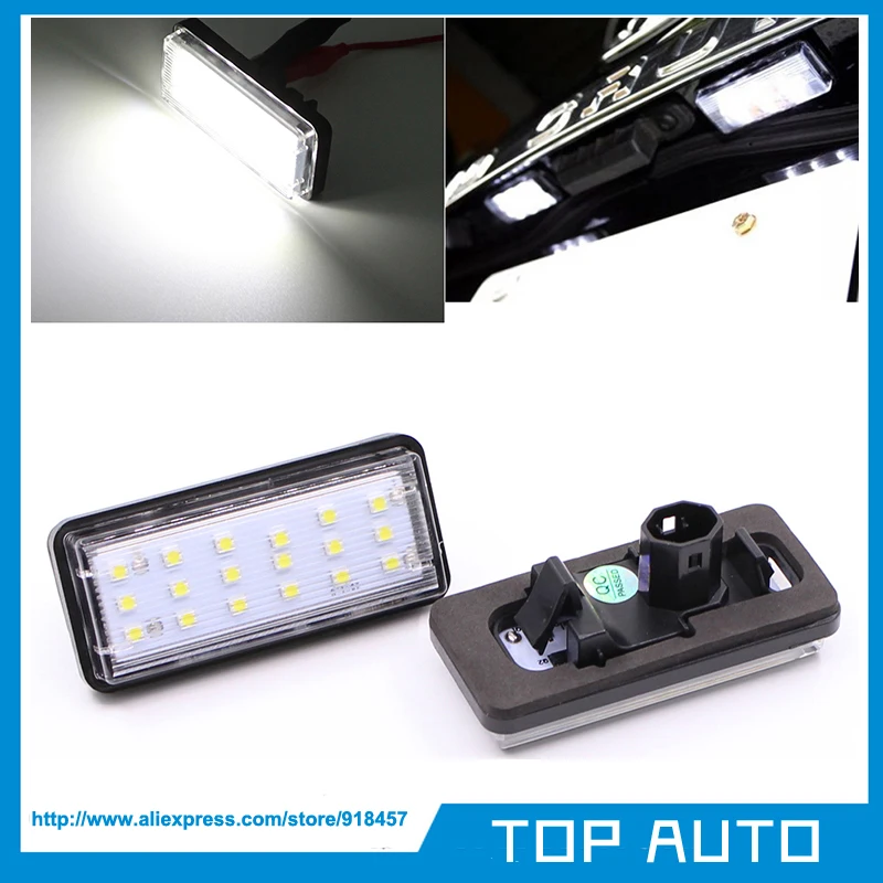 ОШИБОК белый автомобиль светодиодный номерной знак светильник комплект для Lexus