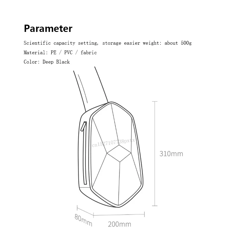 Xiaomi mijia BEABORN polyhedron PU рюкзак сумка водонепроницаемый красочный отдых Спорт нагрудный пакет сумки для мужчин и женщин путешествия Кемпинг