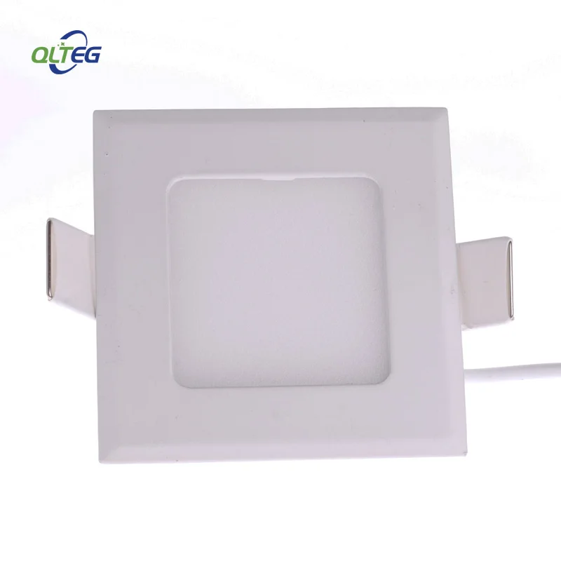 

5 PC / lot Ultra thin design 3W LED ceiling recessed grid downlight / square panel light for home lighting