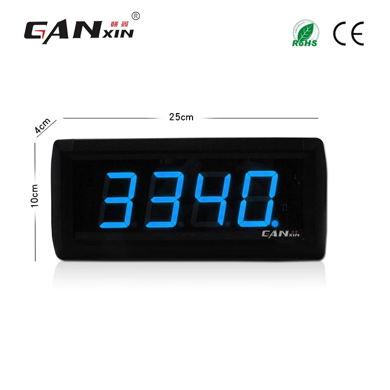 [Ganxin] 1 8 дюймовый 4-значный низковольтный светодиодный счетчик для продажи таймер