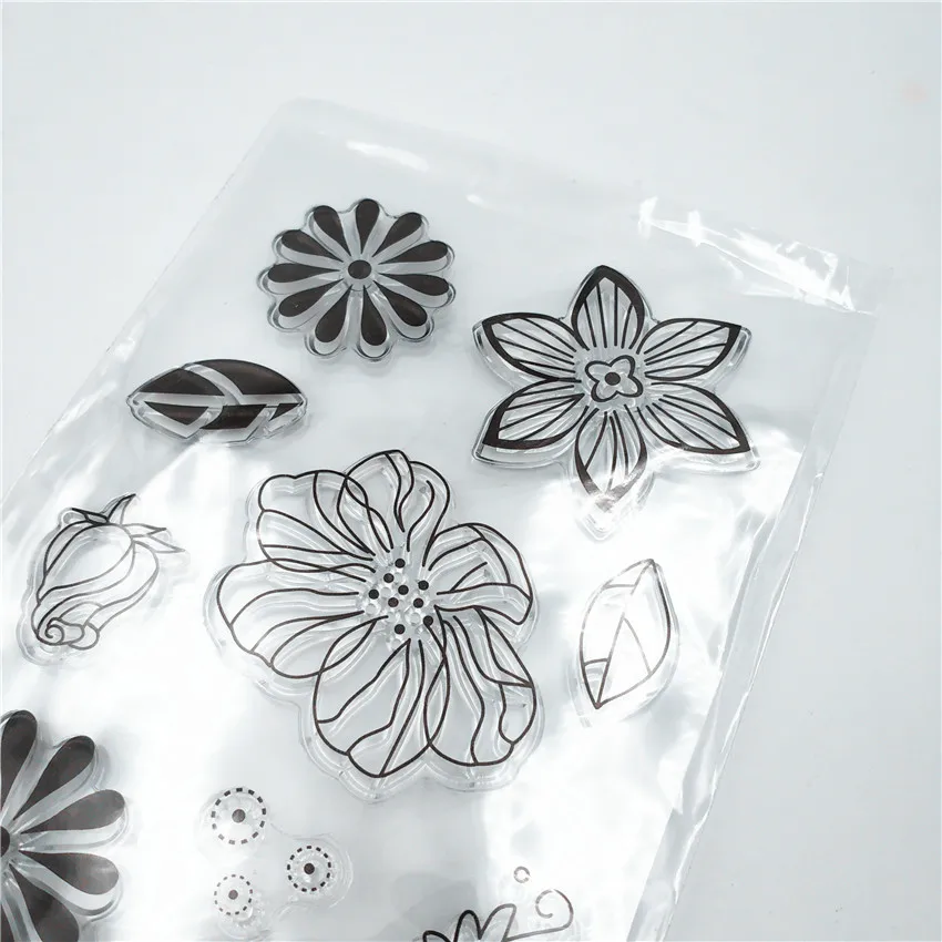 Горячая продажа Хризантема прозрачные штампы/силиконовые уплотнения Ролик