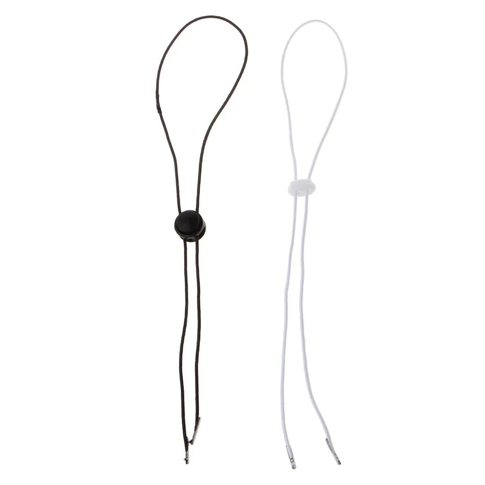 10 шт. гибкие съемные эластичные ремни для подбородка шапки регулируемые застежки