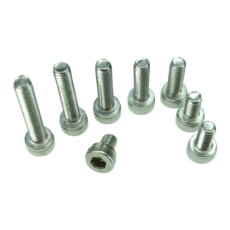 M1.4/M1.6 M2/M2.5M3/M4/M5 DIN912 304 Винты с шестигранной головкой из нержавеющей стали