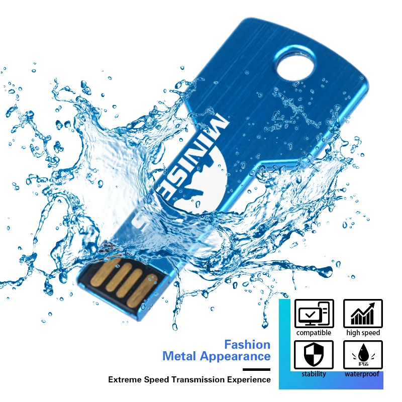 USB флеш-накопитель Miniseas реальная емкость высокоскоростной ключ 8 ГБ 16 32 флешка для