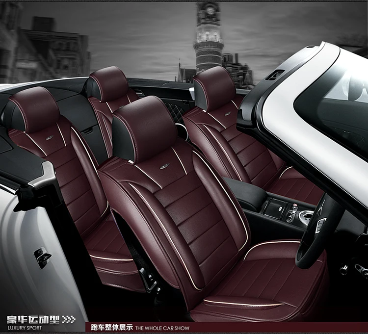 Кожаные чехлы для автомобильных сидений SWUMMYY Volkswagen 4 5 6 7 vw passat b5 b6 b7 polo golf mk4 tiguan