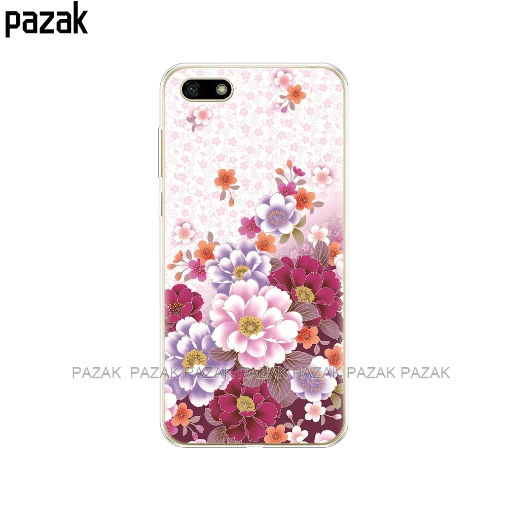34381 Силиконовый чехол для телефона Huawei Honor 7A, чехол 5,45 дюйма, мягкий ТПУ чехол для телефона Huawei Honor 7A 7 A DUA L22, русская версия - Цвет: 34381