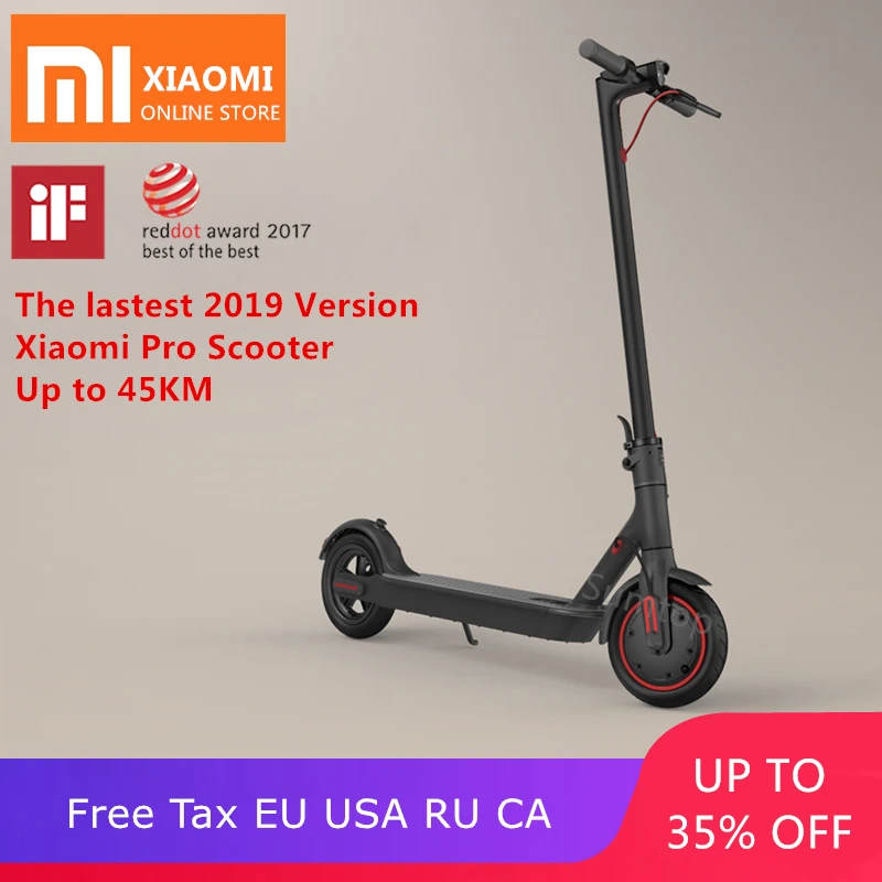 Xiao mi jia M365/Pro mi взрослый Электрический скутер Лонгборд Ховерборд скейтборд 2 колеса patinete 45 км mi leage