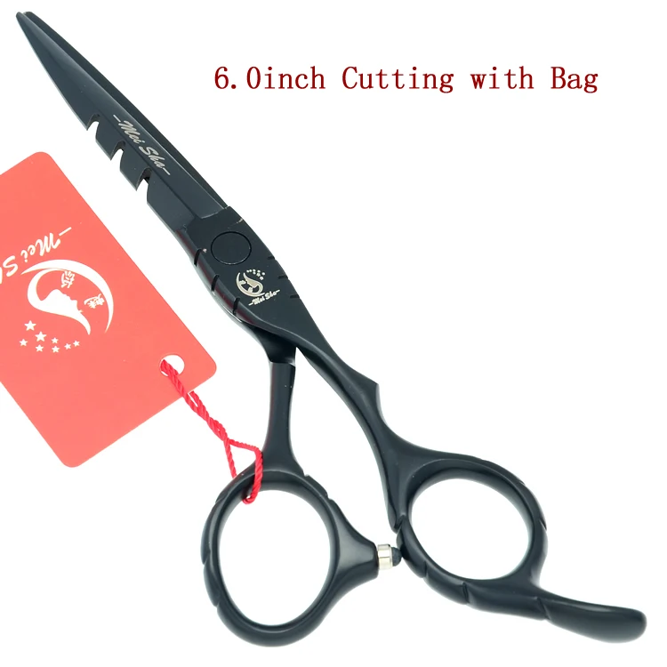 6 цветов Meisha JP440C Парикмахерские ножницы 5,5 дюймов/6,0 дюймов ножницы для стрижки волос Thinning ножницы парикмахерские ножницы HA0192 - Цвет: HA0192 60 no bag